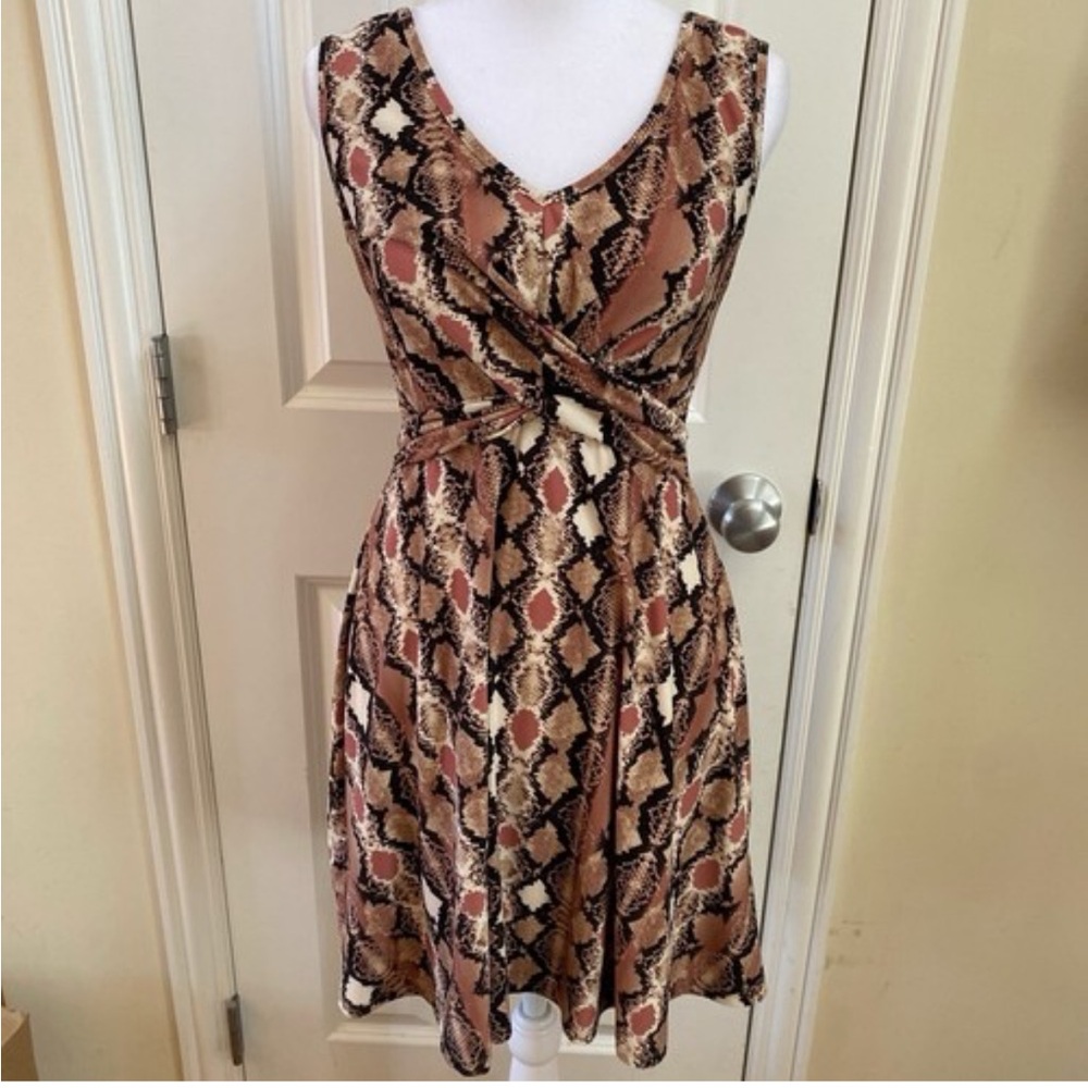 Candie's Pink and Cream Patterned Blouse